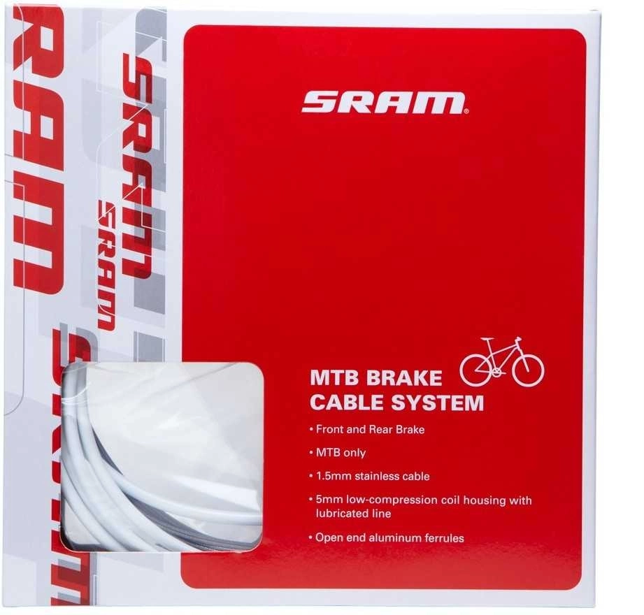 Bromsvajerset SRAM Mountainbike Vit