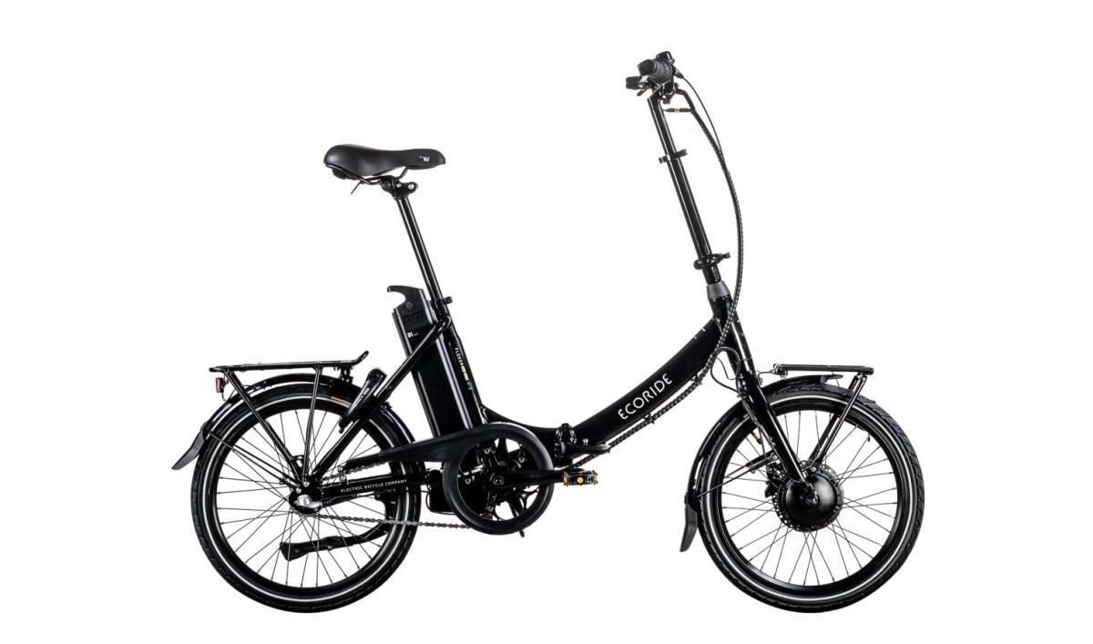 Hopfällbar Elcykel Ecoride Flexer 20 AXS Fold H-3 Svart