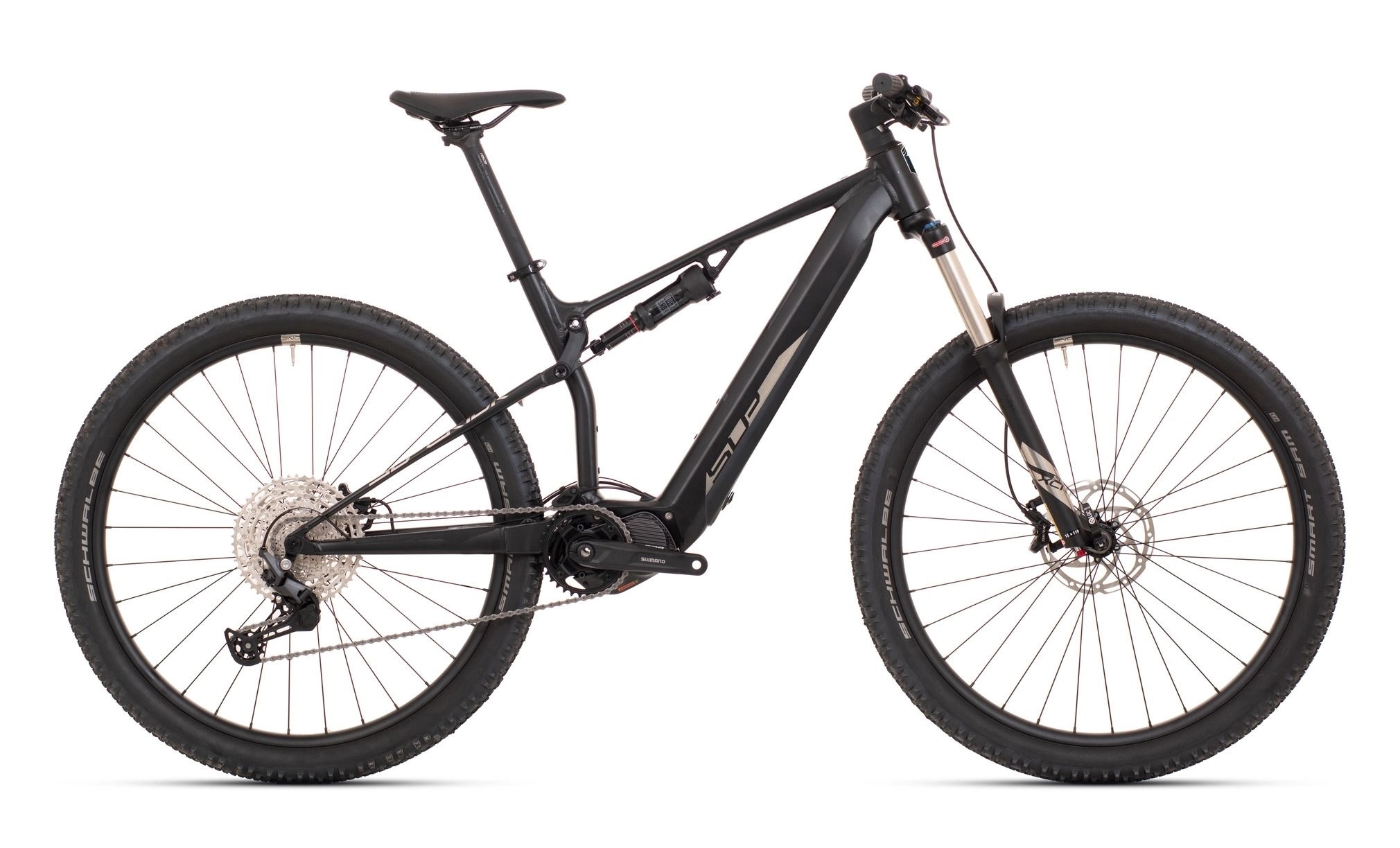 El MTB Superior EXF 8089 Svart/silver