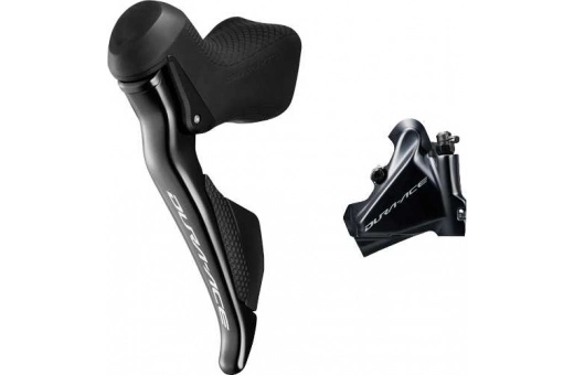 Skivbroms Med Broms-/växelreglage Shimano Dura-Ace Di2 BR-R9170 Fram 2 Växlar Svart - Bild 2