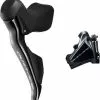 Skivbroms Med Broms-/växelreglage Shimano Dura-Ace Di2 BR-R9170 Fram 2 Växlar Svart