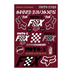 Fox Racing Czar Track Sticker Pack