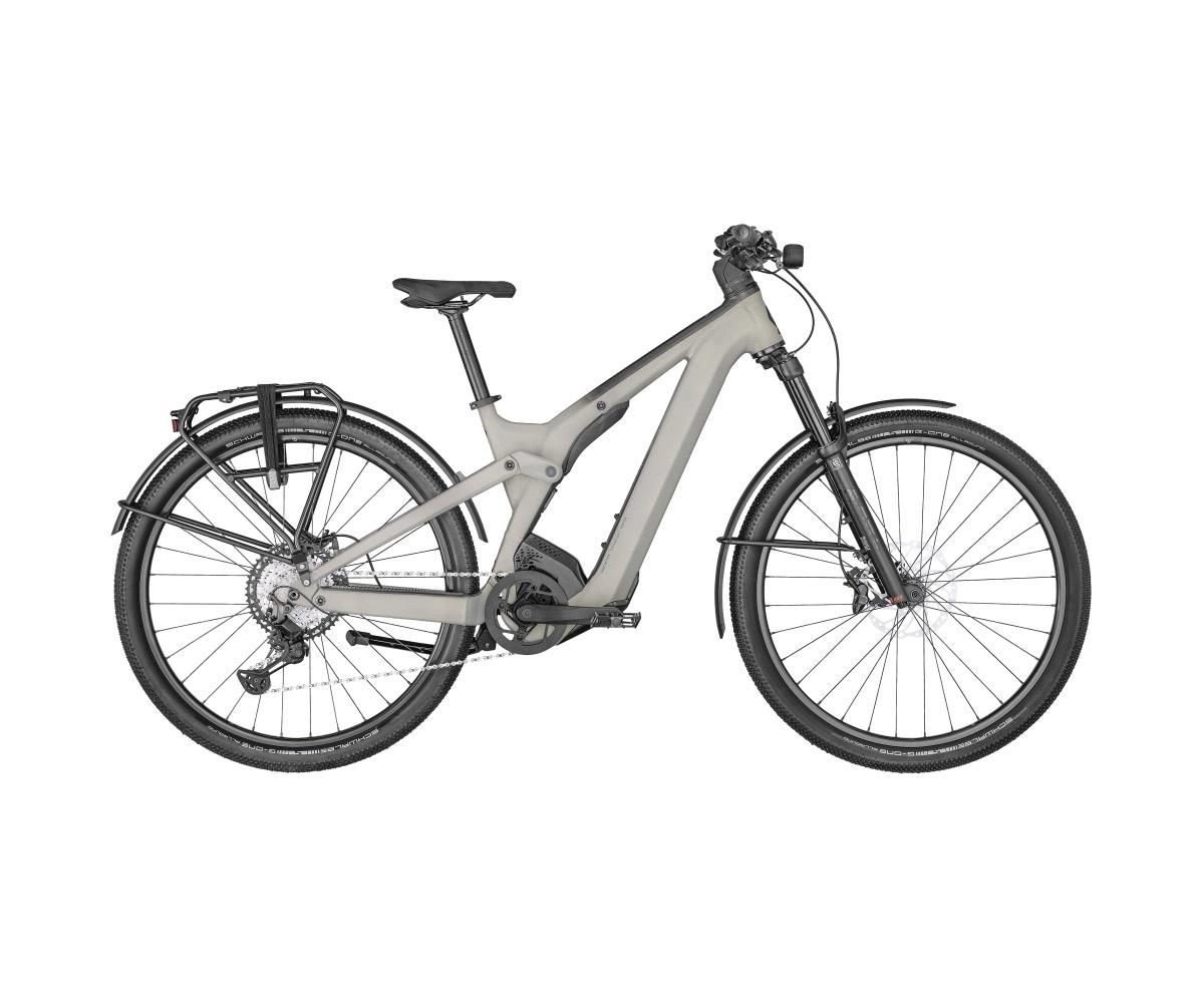 Elcykel Scott Axis ERIDE EVO Tour FS Grå