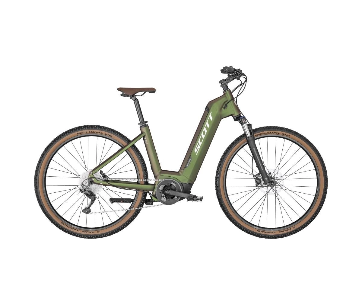 Elcykel Scott Sub Cross ERIDE 10 Grön