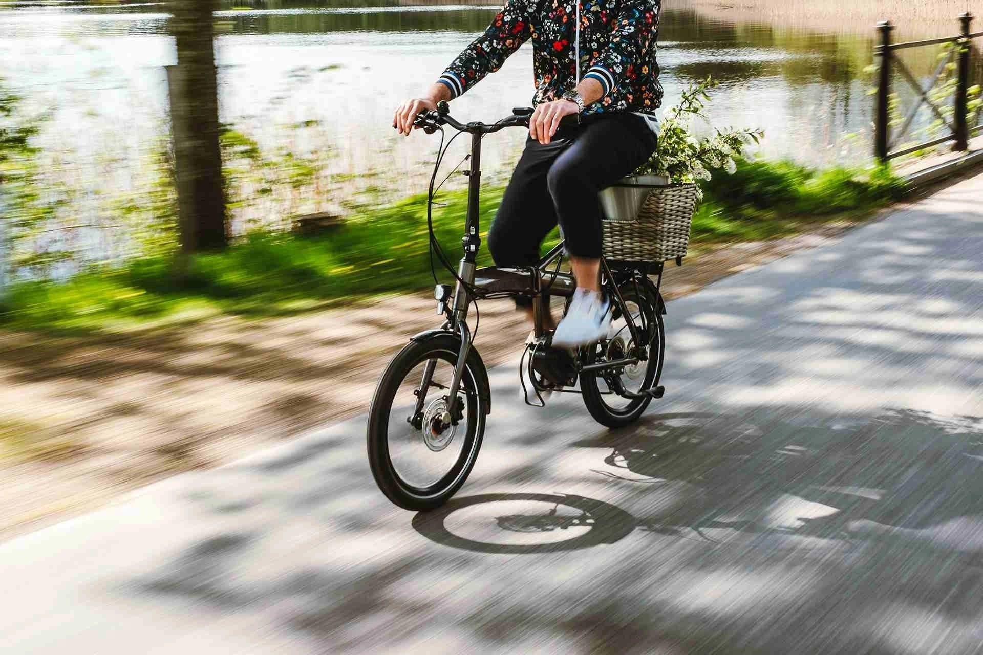 Hopfällbar Elcykel Ecoride Flexer 20 HS Fold M-9 Brun - Bild 6