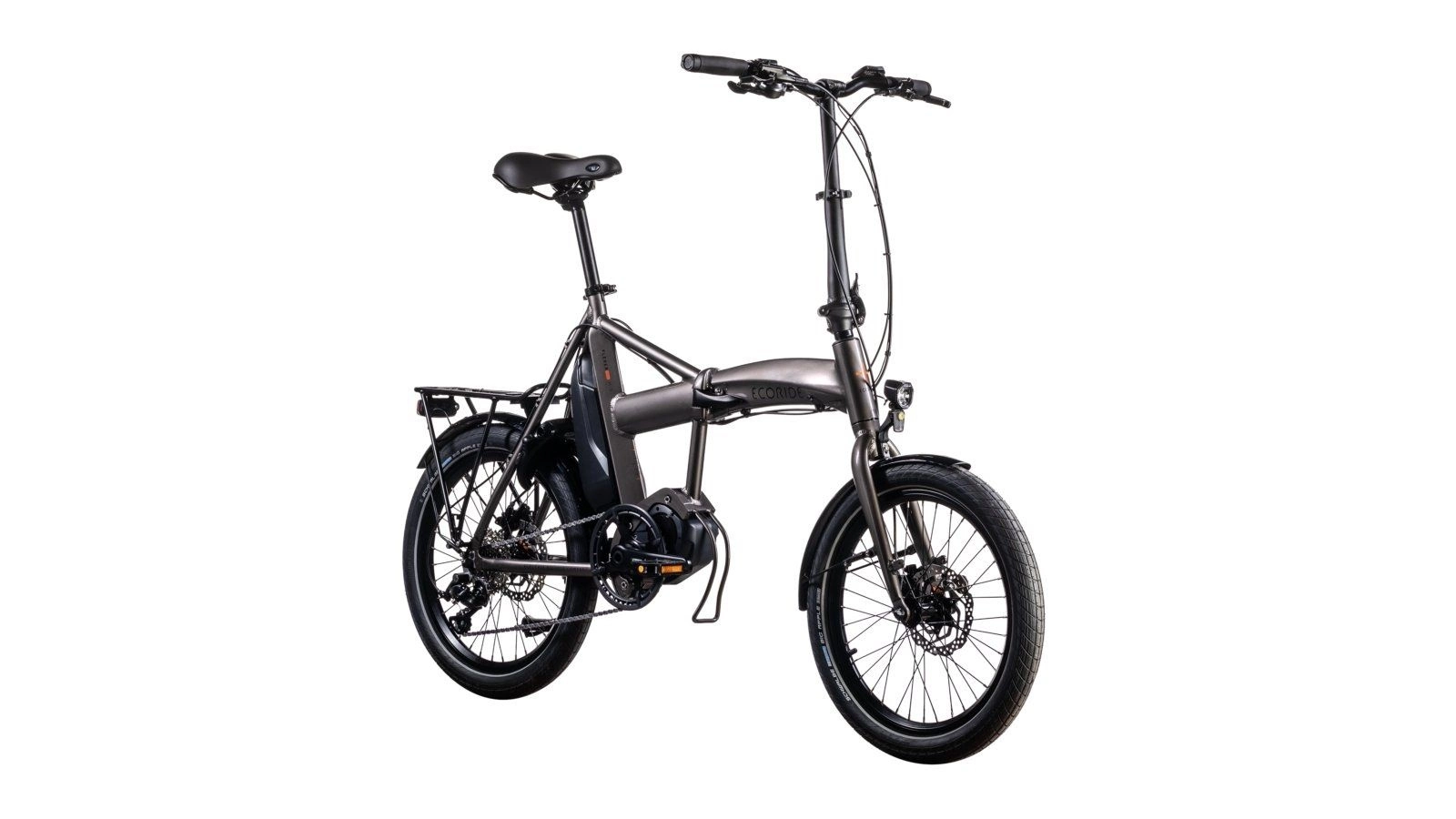 Hopfällbar Elcykel Ecoride Flexer 20 HS Fold M-9 Brun - Bild 2