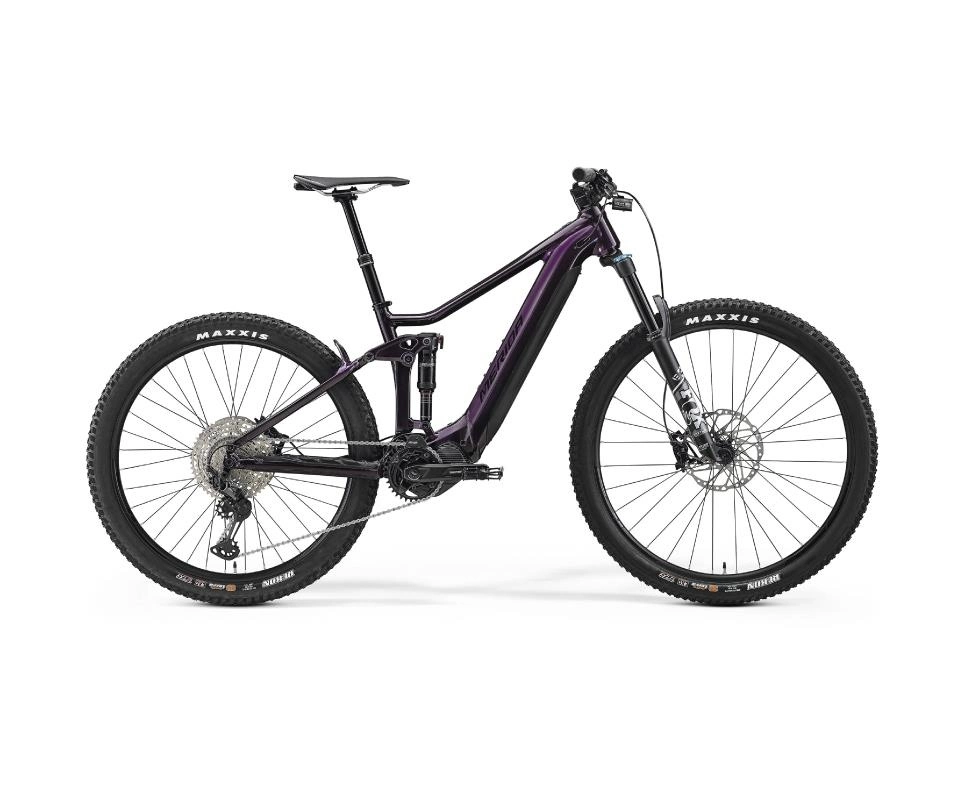 El MTB Merida Eone-Forty 700 Mörklila/svart