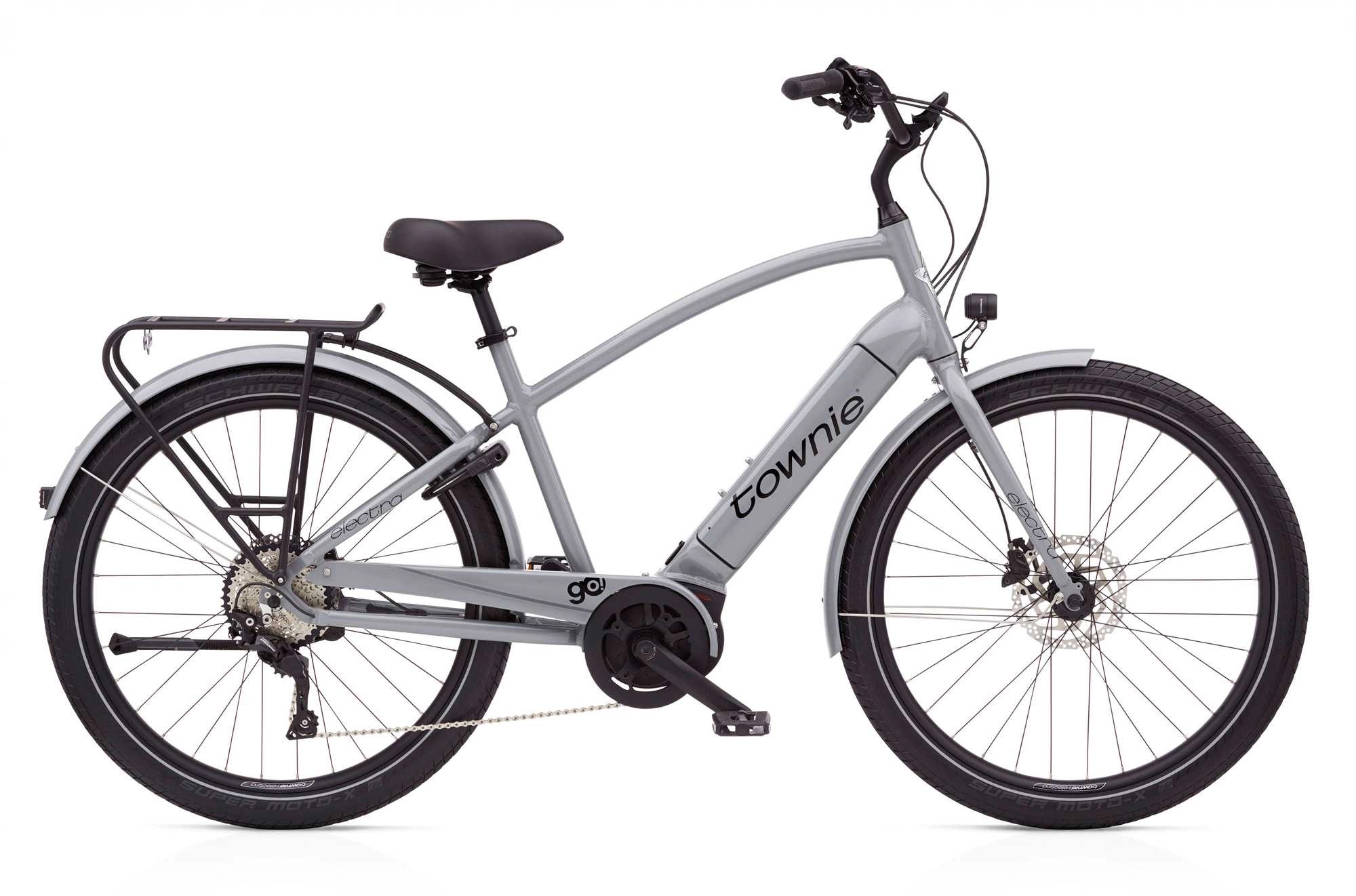 Elcykel Cruiser Electra Townie Path Go! 10D Herr Grå