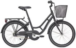 Barncykel Black Winther Granny 3-växlad Svart 20"