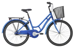Barncykel Blue Winther Granny 7-växlad Blå 24"