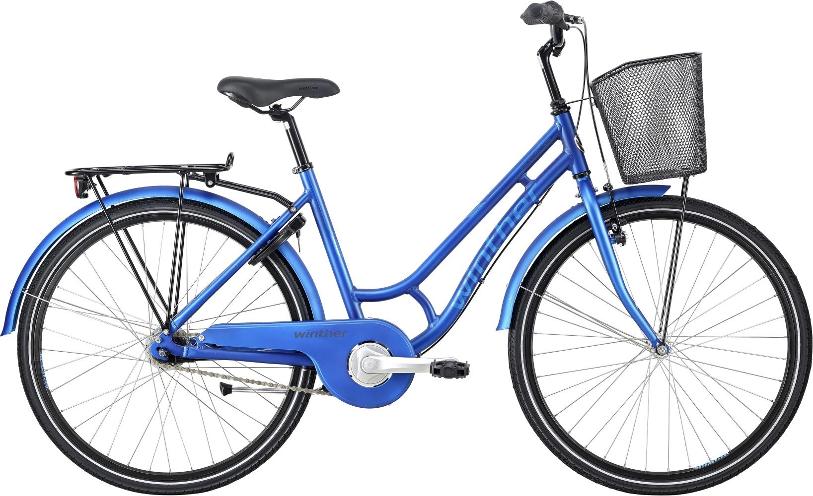 Juniorcykel Blue Winther Granny 7-växlad Blå 26"