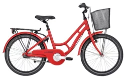 Barncykel Red Winther Granny 3-växlad Röd 20"