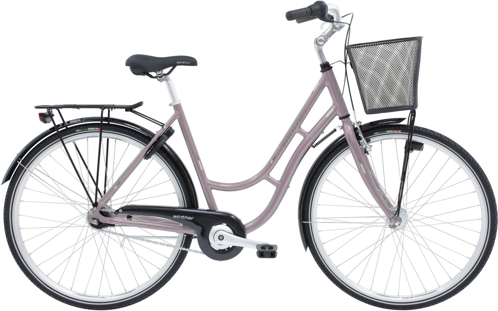 Damcykel Winther Shopping Classic 7-växlad Rosa