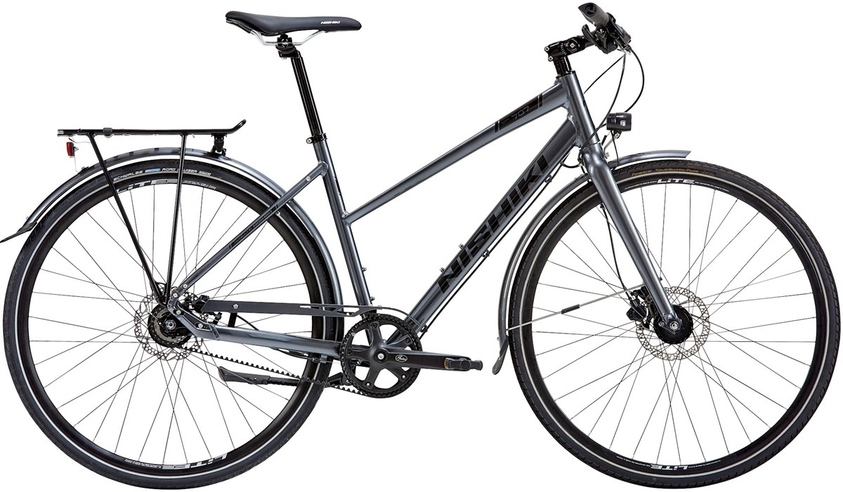 Hybridcykel Nishiki City 707 Dam Grå