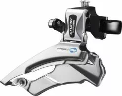 Framväxel Shimano Altus FD-M313, 3 Växlar, High Clamp, Dual Pull, 63-66°