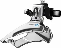 Framväxel Shimano Altus FD-M313, 3 Växlar, High Clamp, Dual Pull, 66-69°
