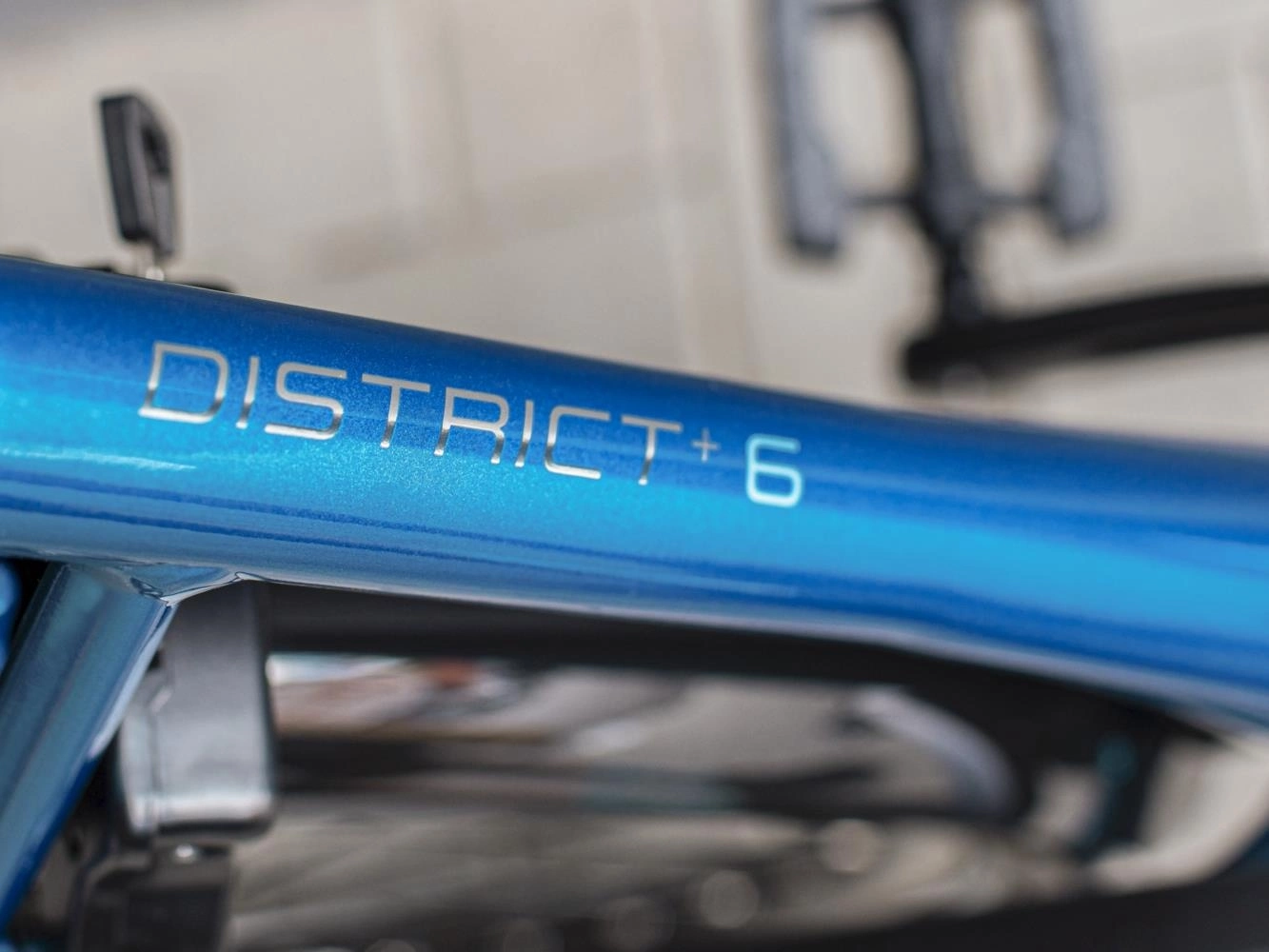 Elcykel Trek District+ 6 Lowstep Dam Blå - Bild 3