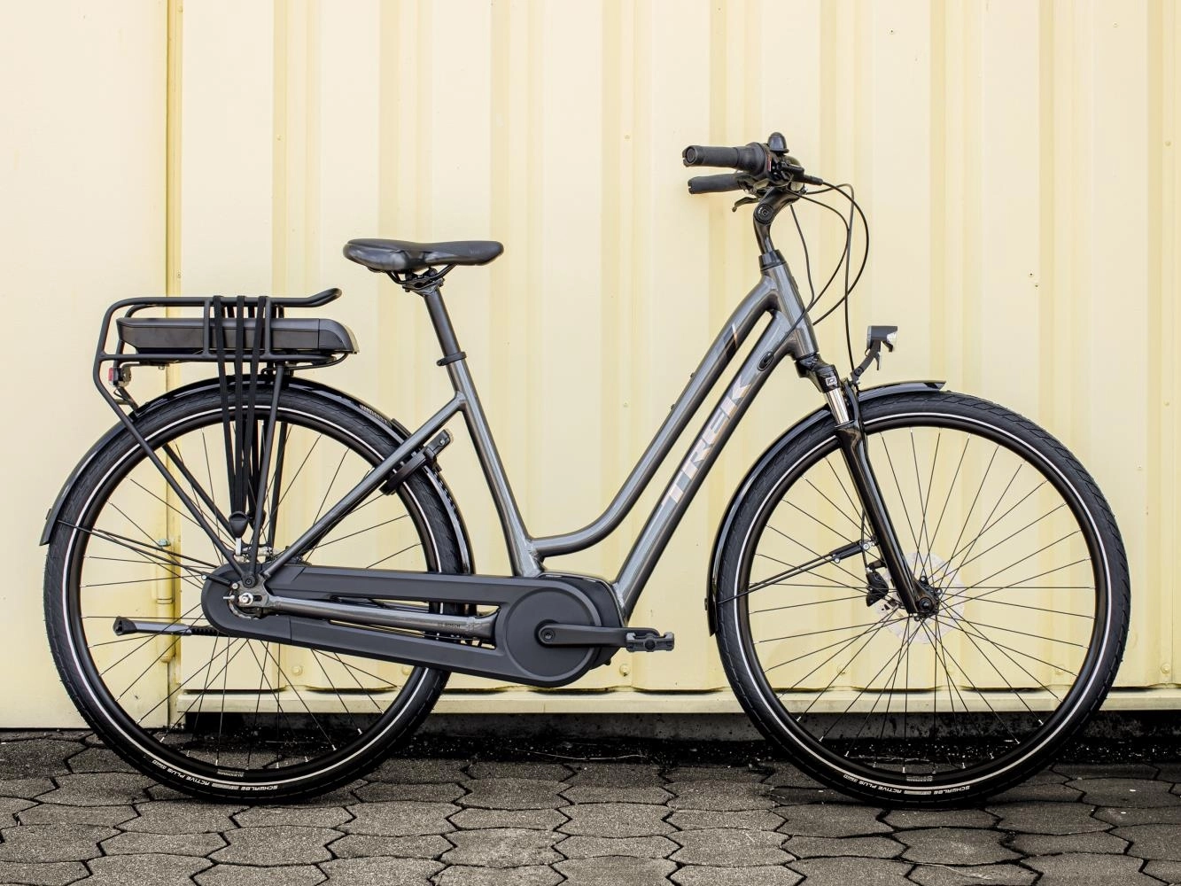 Elcykel Trek District+ 1 Midstep 400wh Dam Grå - Bild 2