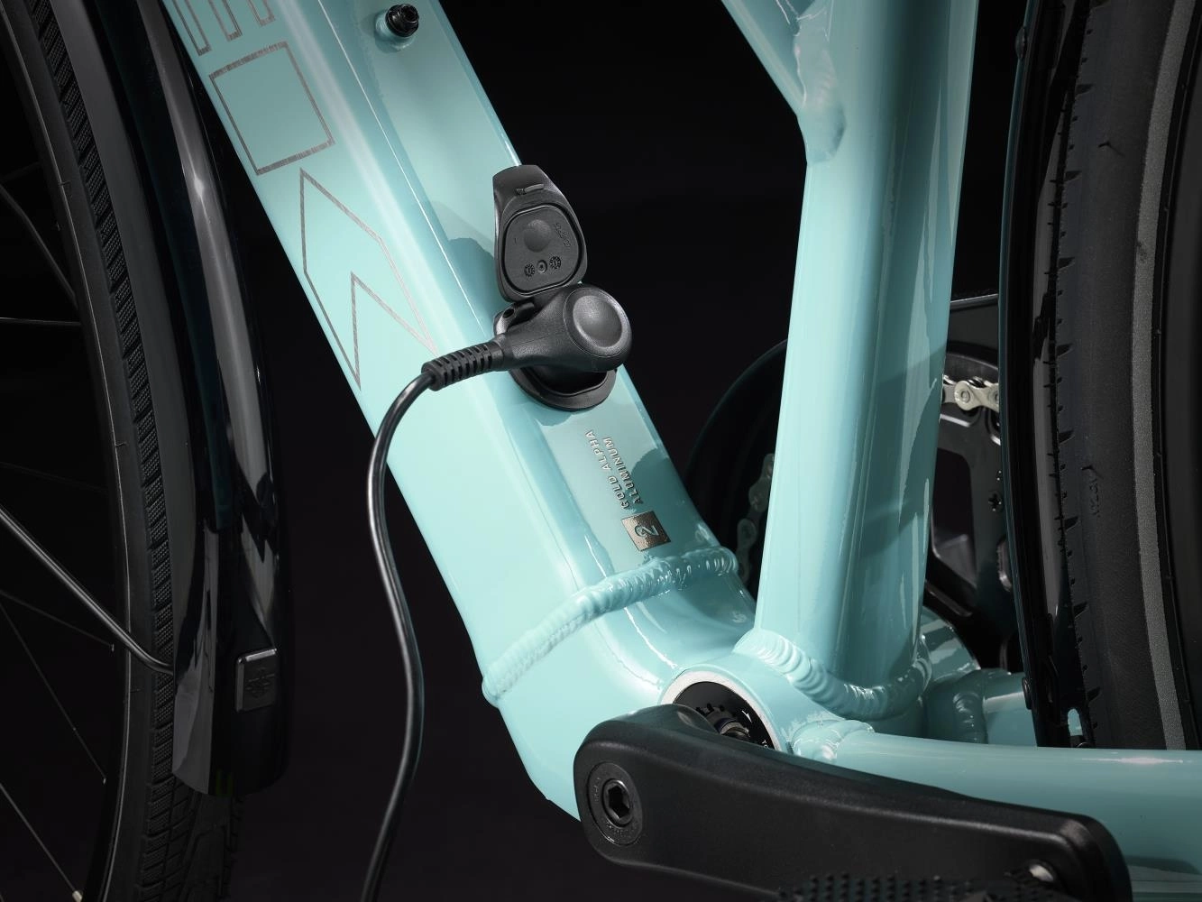 Elcykel Trek Fx+ 2 Stagger Dam Grön - Bild 5