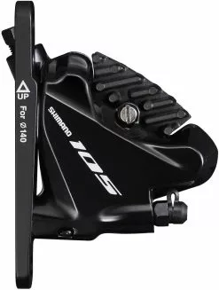 Skivbromsok Shimano 105 BR-R7070-F Fram Svart