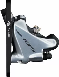 Skivbroms Shimano 105 ST-R7025-L/BR-R7070-F Fram Silver