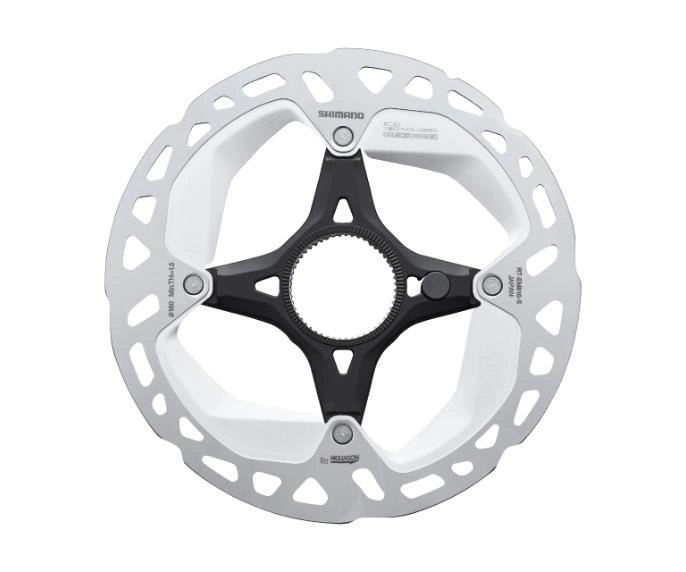 Bromsskiva Shimano RT-EM810 Ice Tech Freeza 160mm CL Med Låsring Invändig STEPS Med Magnet