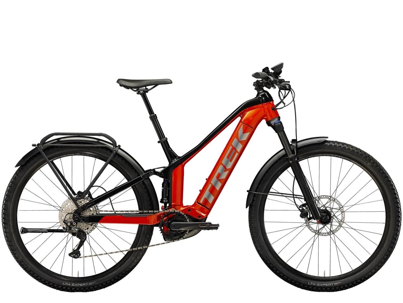 El MTB Trek Powerfly FS 4 Equipped Lava Trek Black