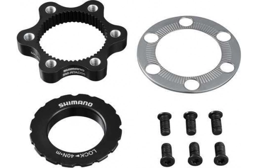 Adapter Shimano IS 6 Bultars Bromsskiva Till Centerlock Nav Svart - Bild 2