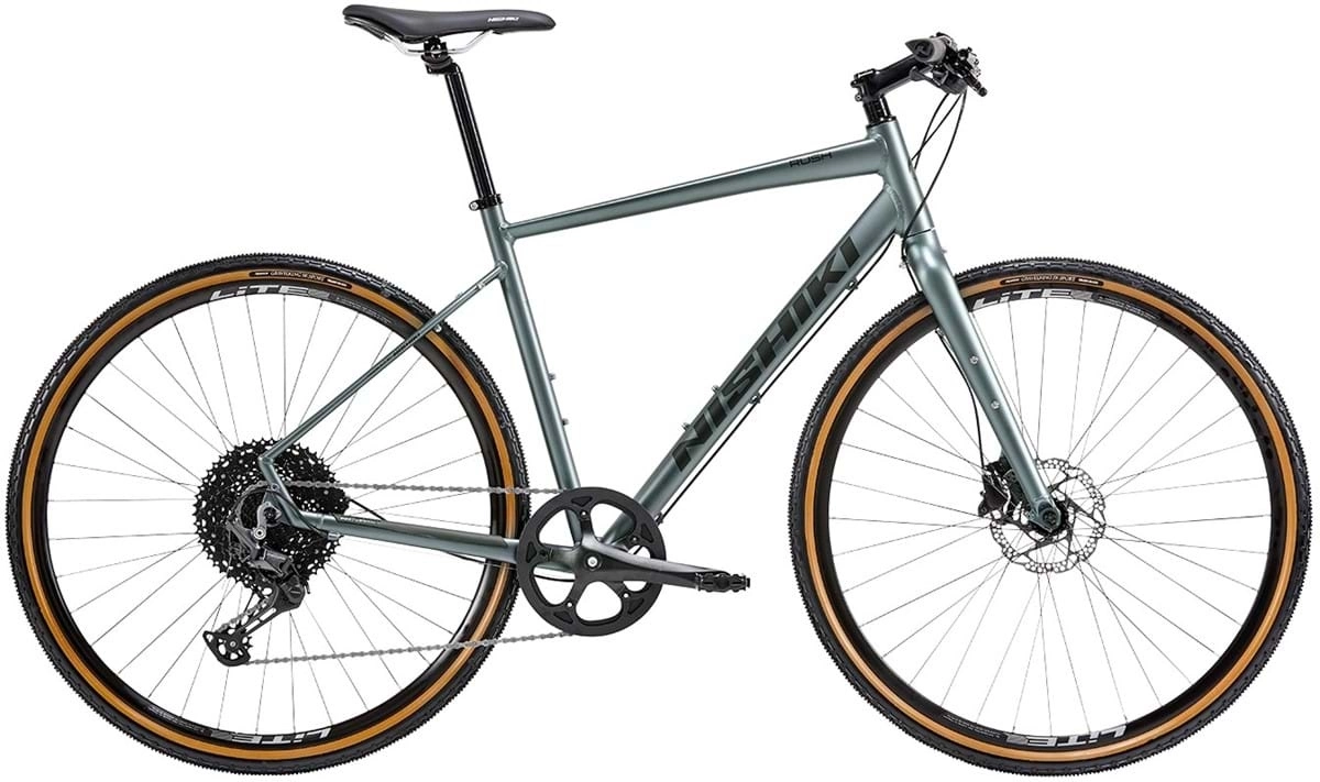 Gravelbike Nishiki Rush Grå