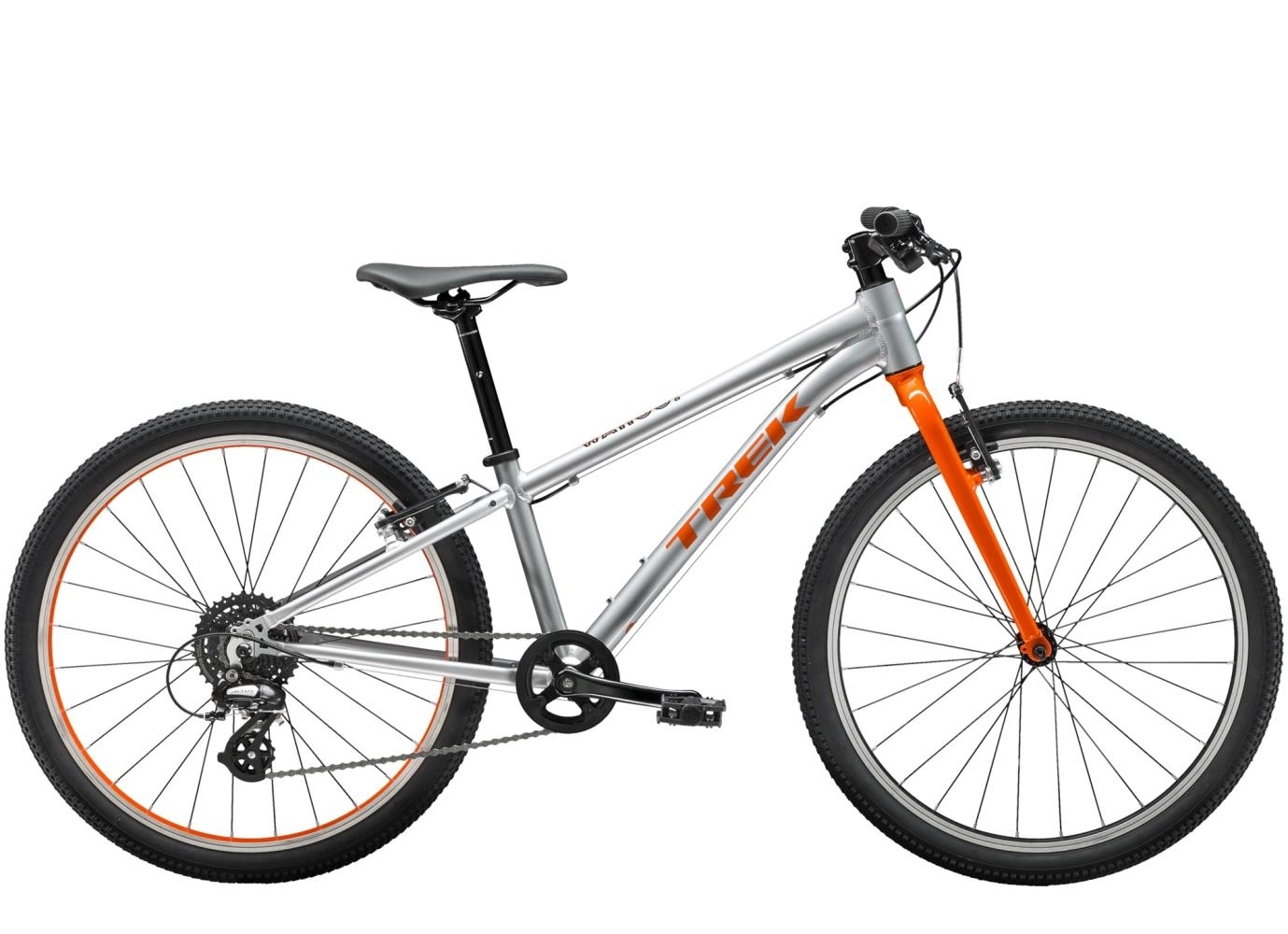 Barncykel Trek Wahoo 24 Silver/orange 24"