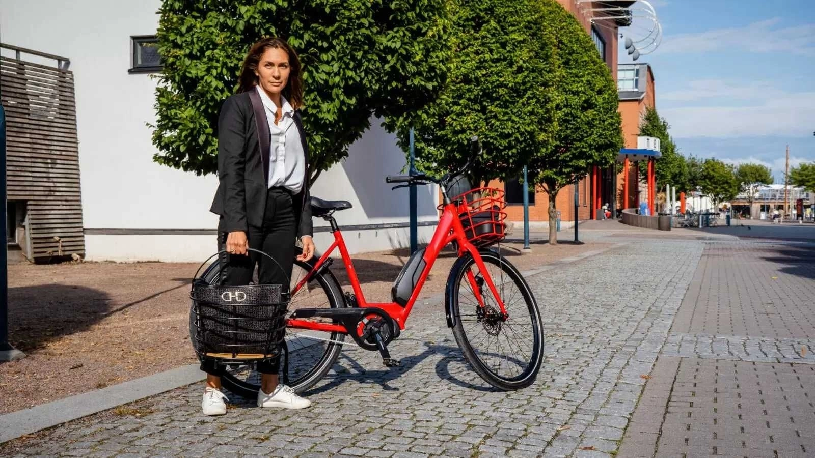 Elcykel Ecoride Ambassador 28 AXS M-5 E6 Dam Röd - Bild 5