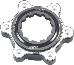 Adapter IS 6 Bultars Bromsskiva Till Centerlock Nav BBB Centerfit Svart/silver