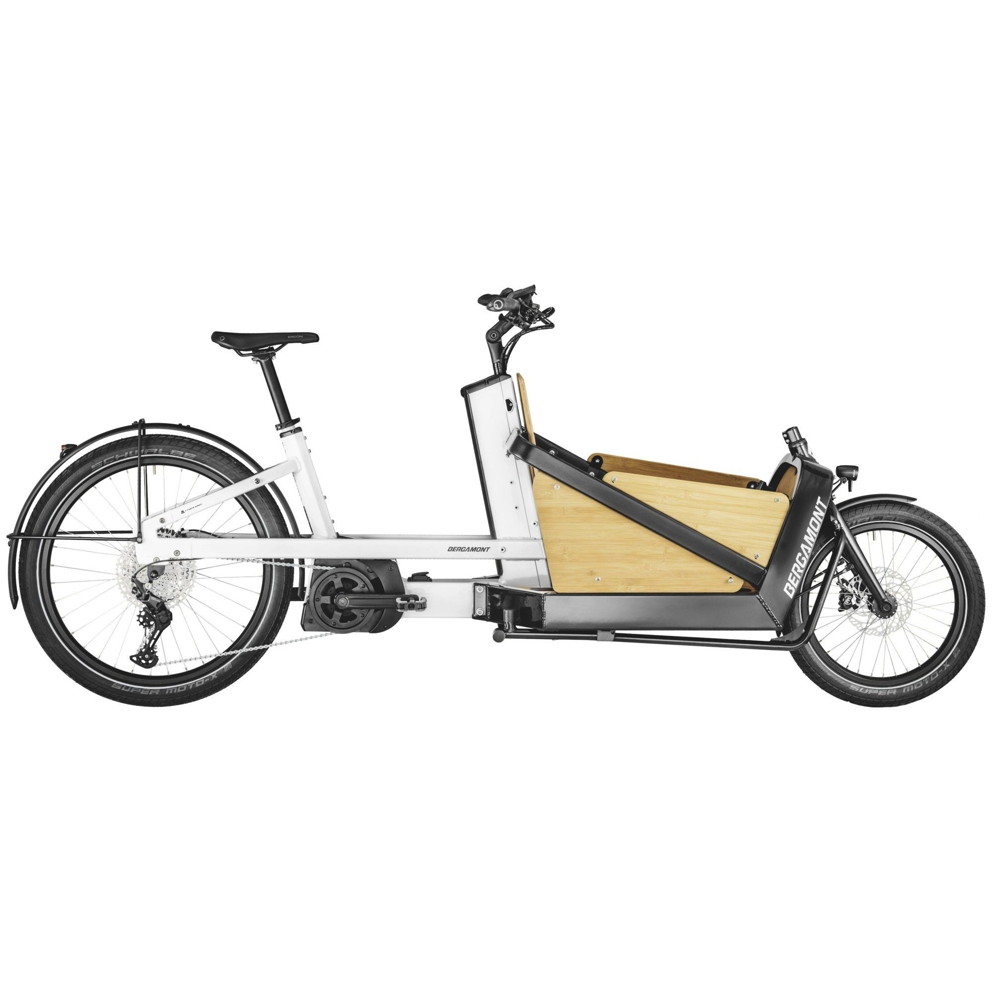 Lastcykel Bergamont E-Cargoville LJ Edition Vit - Bild 2