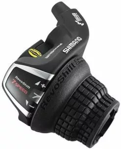 Växelreglage Shimano Tourney SL-RS35 Revoshift, Höger, 7 Växlar, Svart