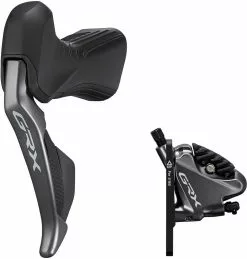 Skivbroms Shimano GRX Di2 ST-RX815-L/BR-RX810-F Fram