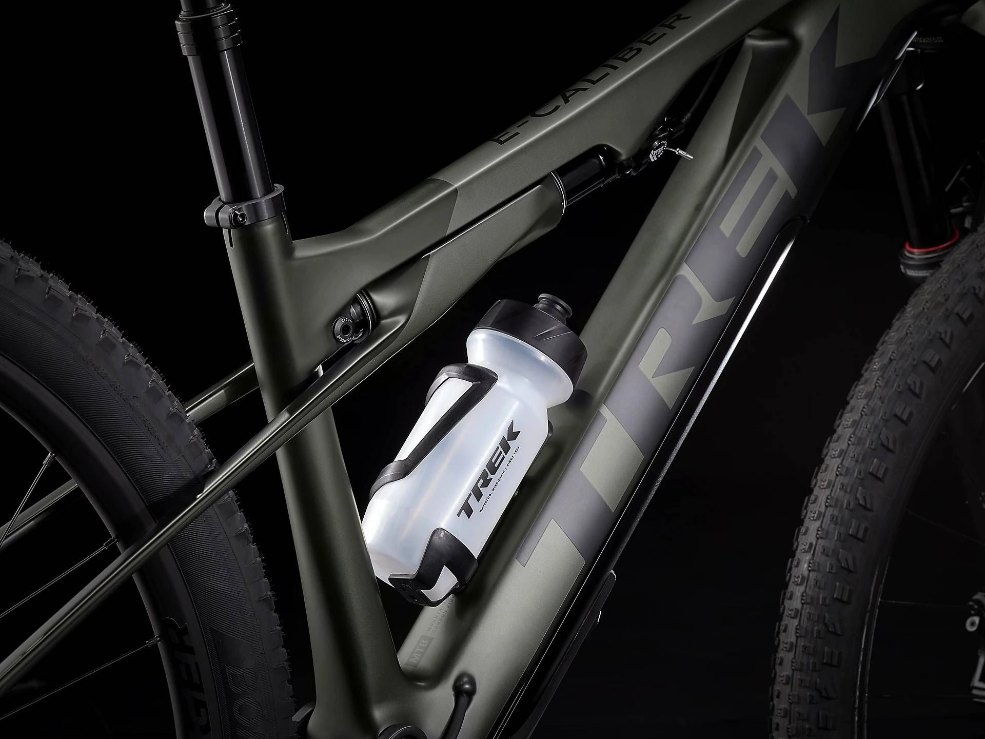 El MTB Trek E-Caliber 9.6 Grön/svart - Bild 6