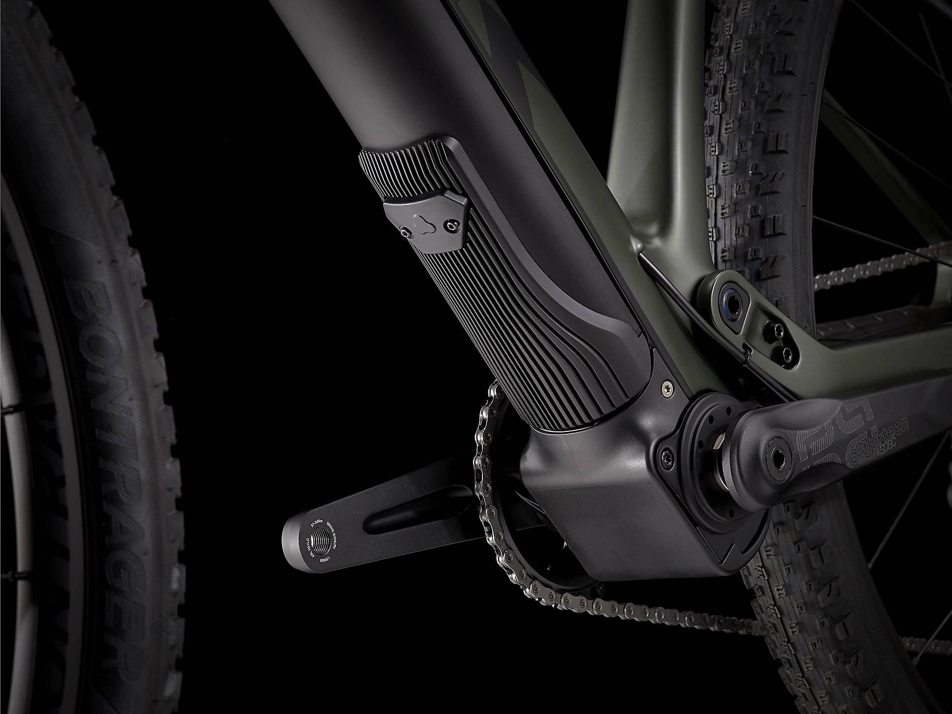 El MTB Trek E-Caliber 9.6 Grön/svart - Bild 3