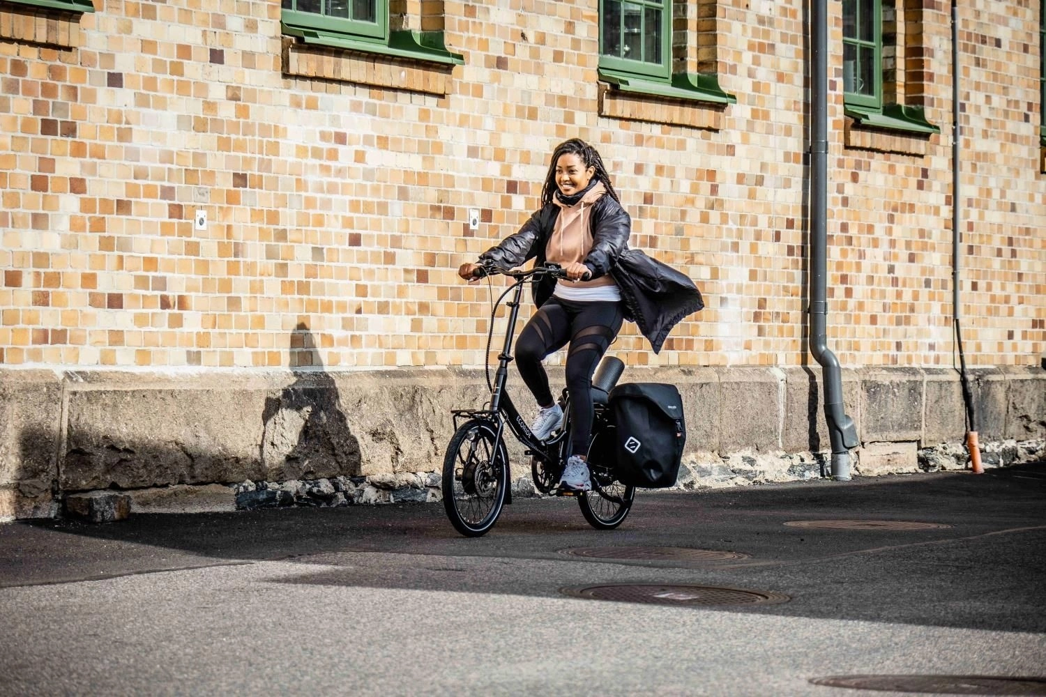 Hopfällbar Elcykel Ecoride Flexer 20 AXS Fold H-3 Svart - Bild 4