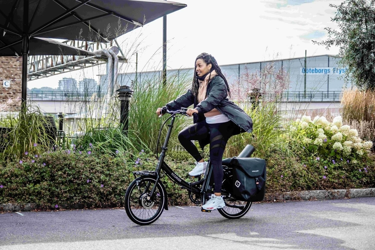 Hopfällbar Elcykel Ecoride Flexer 20 AXS Fold H-3 Svart - Bild 6