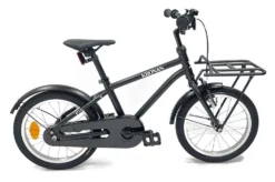 Barncykel Kronan P16 Oväxlad 16" Svart