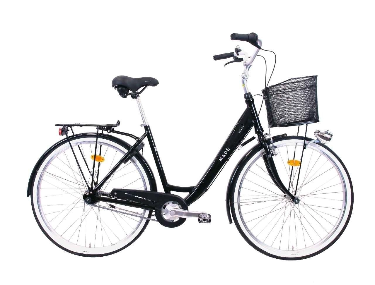 Damcykel MADE Viola City 7-växlad 28" Svart