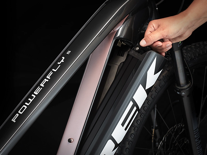 El MTB Trek Powerfly 5 Grå/rosa 27,5" - Bild 5