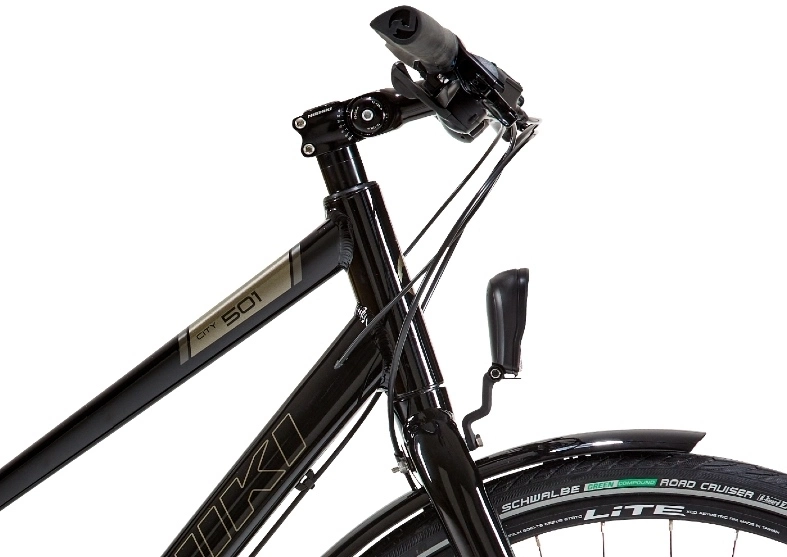 Hybridcykel Nishiki City 501 Dam Svart - Bild 5