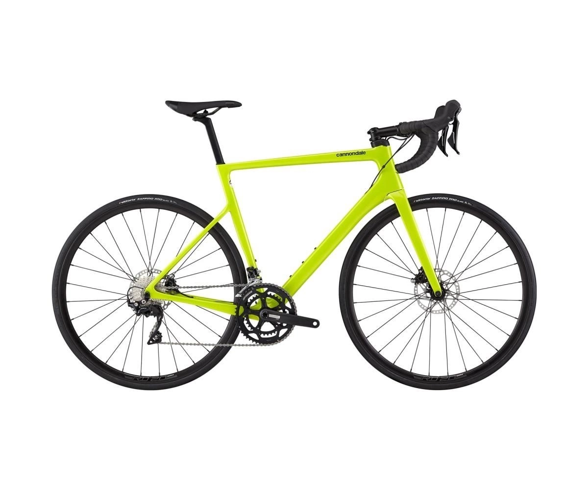 Racercykel Cannondale SuperSix EVO Carbon Disc 105 Bio Lime