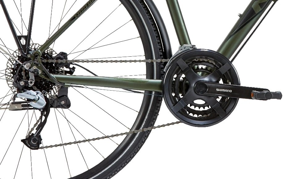 Hybridcykel Nishiki XC Five Dam Grön - Bild 2